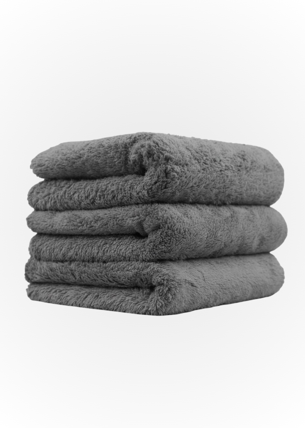 GREY EXTRA HICK MICROFIBER TOWEL 3-PACK